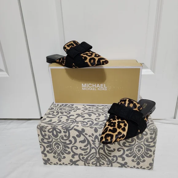 Michael Michael Kors Womens size 8m Calf Hair Mule slip on - Picture 3 of 5